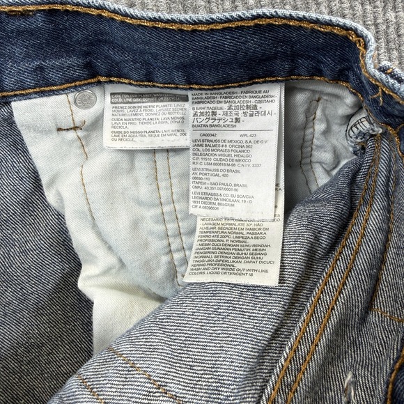 Levis 517 Jeans Mens 32x25 Blue Medium Wash Bootcut Mid Rise Denim Casual - Picture 6 of 8
